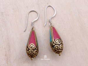 BdOD17 Boucles d’Oreille Tibétaines