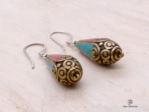 BdOD17 Boucles d’Oreille Tibétaines