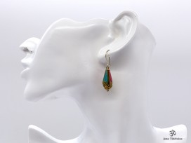 BdOD17 Boucles d’Oreille Tibétaines