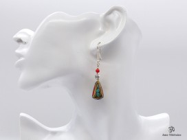 BdOD25 Boucles d’Oreille Tibétaines