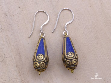BdOD34 Boucles d’Oreille Tibétaines