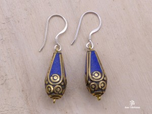 BdOD34 Boucles d’Oreille Tibétaines