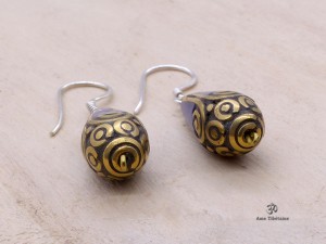 BdOD34 Boucles d’Oreille Tibétaines