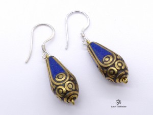 BdOD34 Boucles d’Oreille Tibétaines