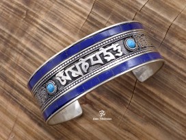 BRD395 Bracelet Tibétain Mantra Om Mani Padme Hum