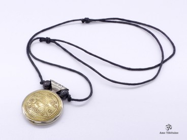 CD181 Collier Tibétain Yeux de Bouddha Stupa