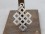 PA43 Pendentif Argent Massif Nœud Sans Fin Signes Auspicieux