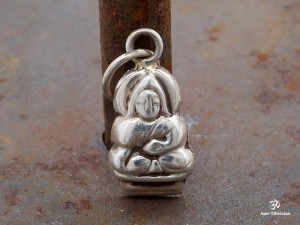 PA131 Pendentif Argent Massif Bouddha