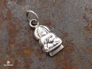PA131 Pendentif Argent Massif Bouddha