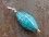 PA179 Pendentif Tibétain Argent Massif Turquoise