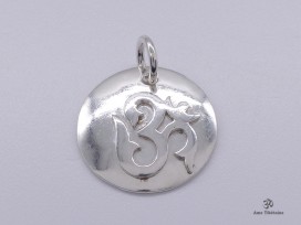 PA319 Pendentif Argent Massif Om