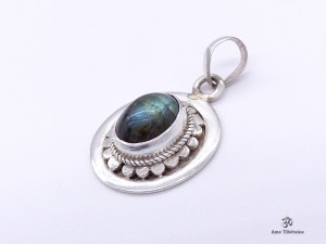 PA403 Pendentif Argent Massif Labradorite
