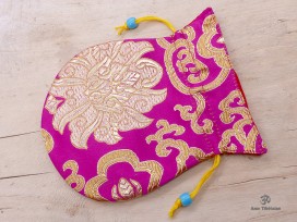 PochTib71 Petite Pochette Tibétaine pour Mala