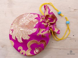 PochTib71 Petite Pochette Tibétaine pour Mala