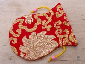 PochTib81 Petite Pochette Tibétaine pour Mala