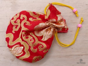 PochTib81 Petite Pochette Tibétaine pour Mala