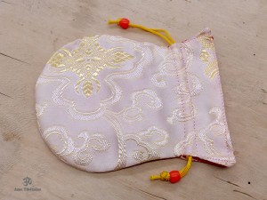 PochTib84 Petite Pochette Tibétaine pour Mala