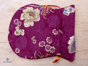 PochTib90 Petite Pochette Tibétaine pour Mala