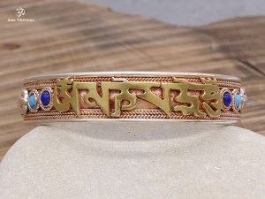 BRD153 Bracelet Tibétain Mantra Om Mani Padme Hum