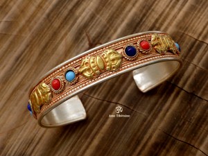 BRD414 Bracelet Tibétain Dorje Vajra