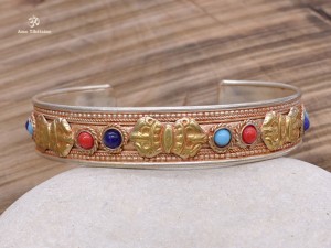 BRD414 Bracelet Tibétain Dorje Vajra