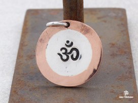 PA07 Pendentif Argent Massif Om