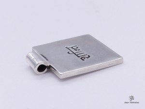 PA413 Pendentif Tibétain Argent Massif SHANTI PEACE Paix