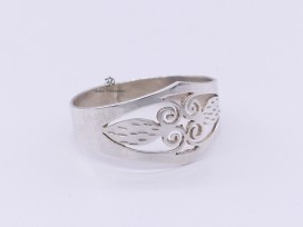 BA119 Bague Tibétaine Argent Massif