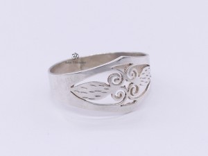 BA119 Bague Tibétaine Argent Massif