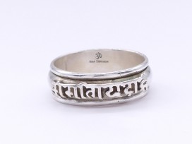 BA171 Bague Argent Massif Mantra