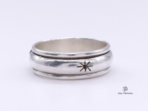 BA171 Bague Argent Massif Mantra