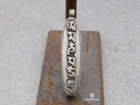 PA62 Pendentif Argent Massif Ghau Mantra Tibétain Om Mani Padme Hum