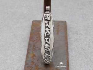 PA62 Pendentif Argent Massif Ghau Mantra Tibétain Om Mani Padme Hum
