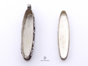 PA62 Pendentif Argent Massif Ghau Mantra Tibétain Om Mani Padme Hum