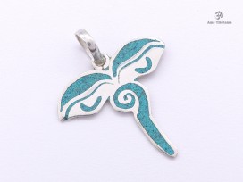 PA70 Pendentif Argent Massif Yeux de Bouddha