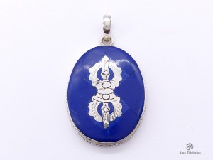 PA75 Pendentif Argent Massif Dorje Vajra
