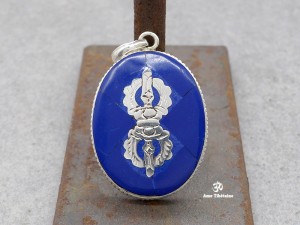 PA75 Pendentif Argent Massif Dorje Vajra