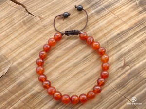 BrMala311 Bracelet Mala Cornaline