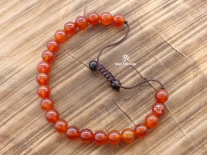 BrMala311 Bracelet Mala Cornaline
