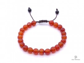 BrMala311 Bracelet Mala Cornaline