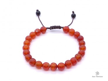 BrMala311 Bracelet Mala Cornaline