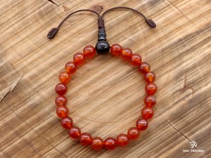 BrMala312 Bracelet Mala Cornaline