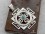 PA414 Pendentif Argent Massif Mandala Dorje