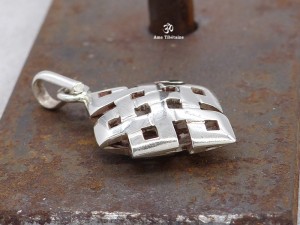 PA415 Pendentif Argent Massif Nœud Sans Fin