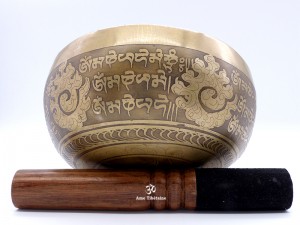 BC89 Bol Chantant Mantra Yeux de Bouddha