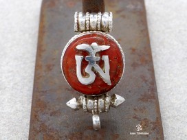 PA425 Pendentif Argent Massif Ghau Om