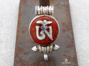 PA425 Pendentif Argent Massif Ghau Om
