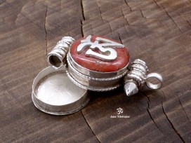 PA425 Pendentif Argent Massif Ghau Om