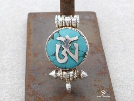 PA426 Pendentif Argent Massif Ghau Om