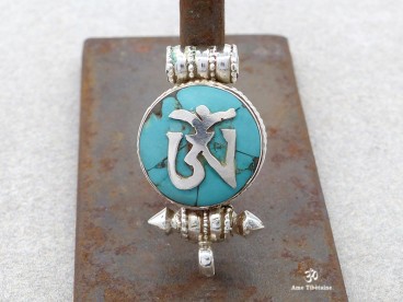 PA426 Pendentif Argent Massif Ghau Om